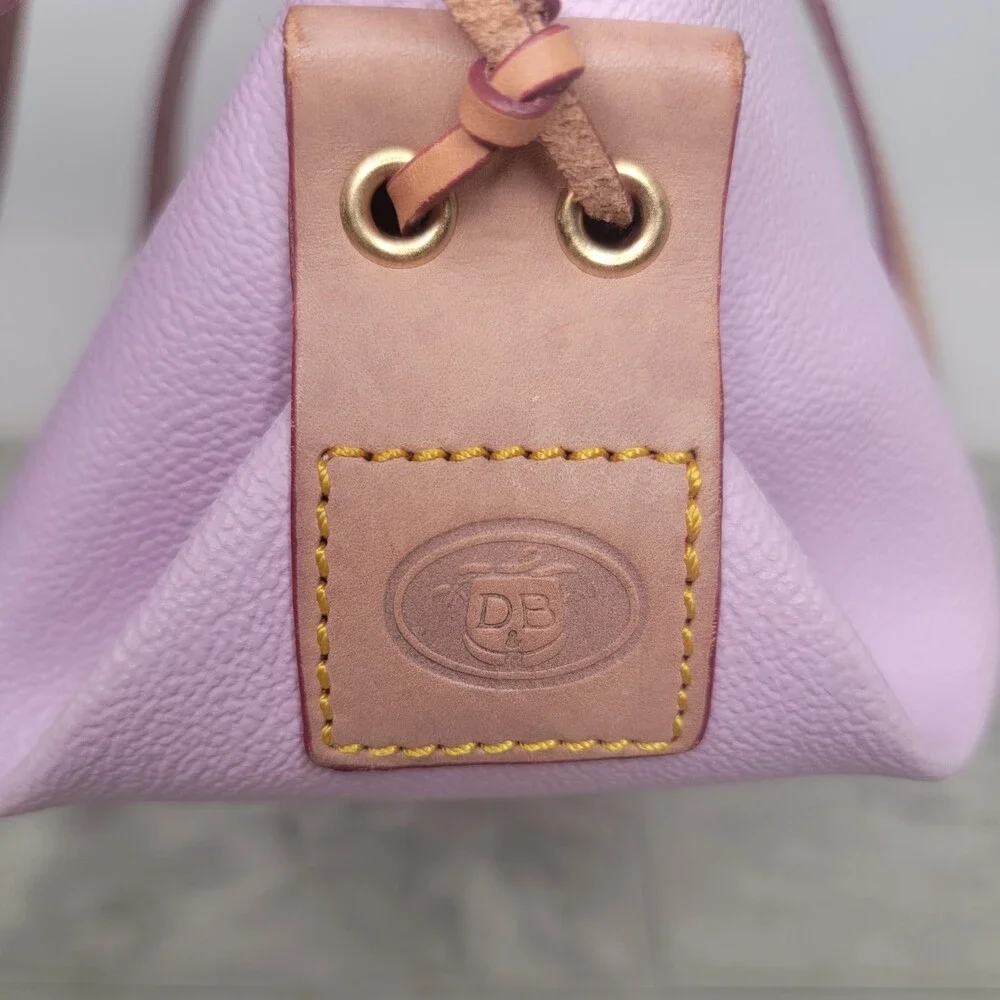 Dooney & Bourke Wakefield Pebbled Leather Tassel Tote Bag in Mauve